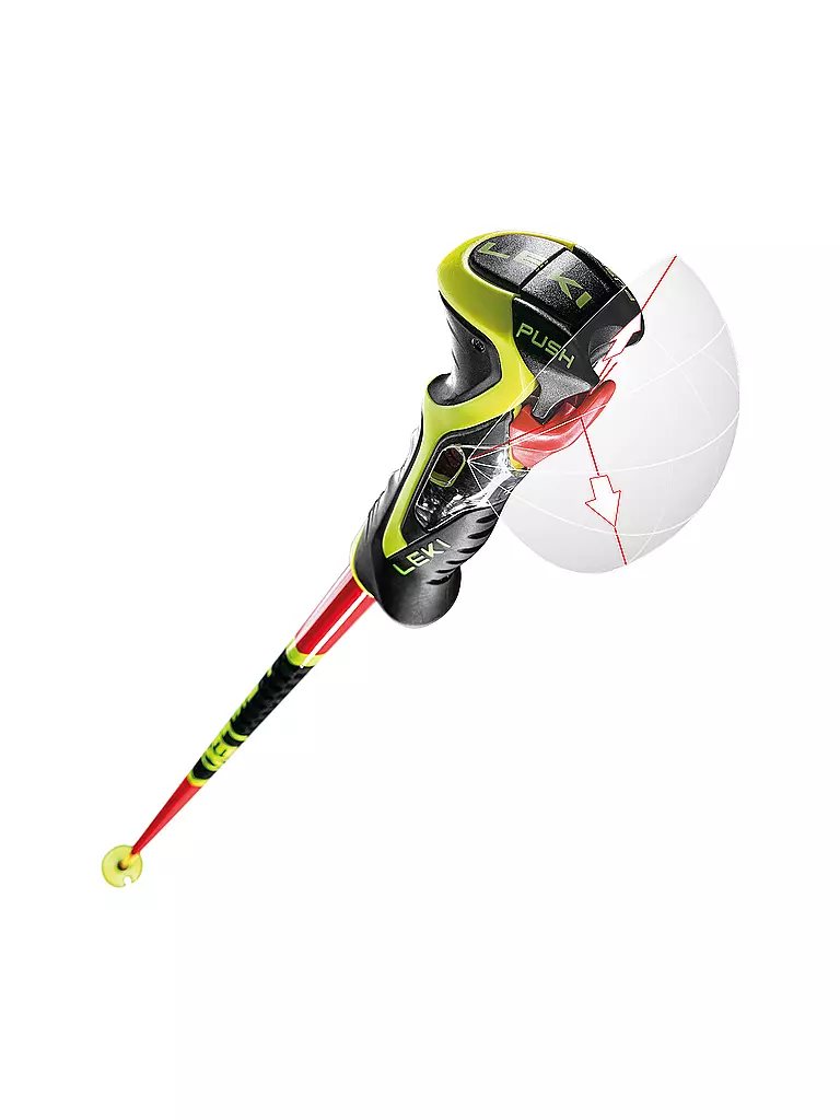 LEKI | Bastones de esquí WCR SL 3D | Rojo