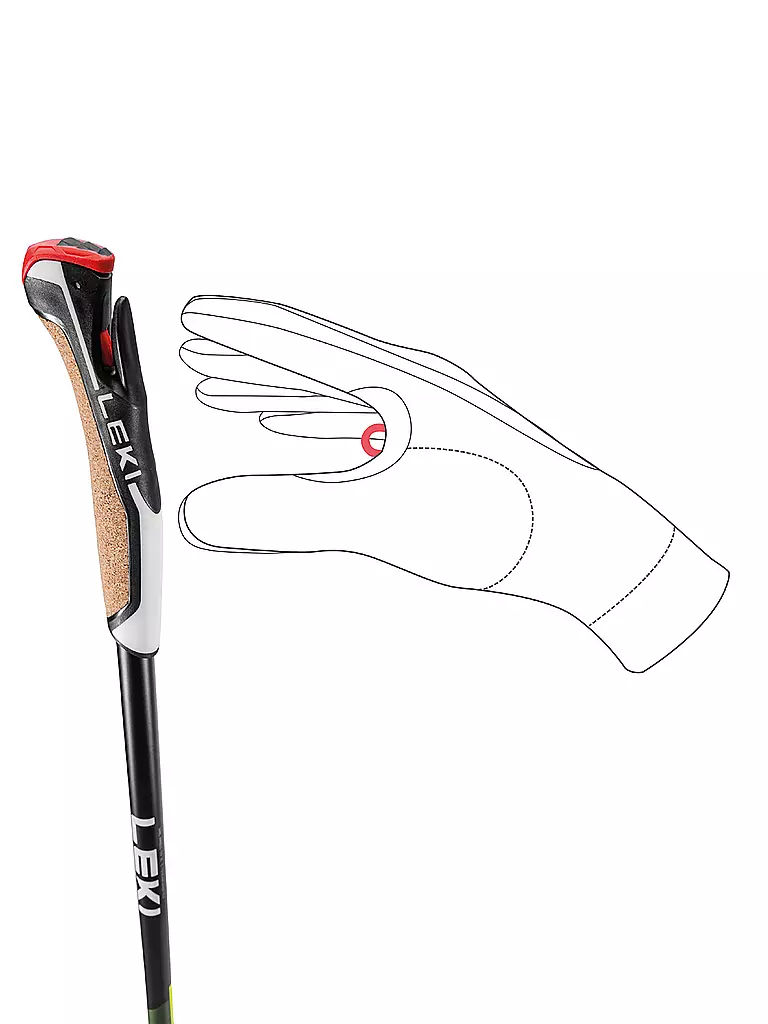 LEKI | Bastones de Nordic Walking Flash Carbon | 