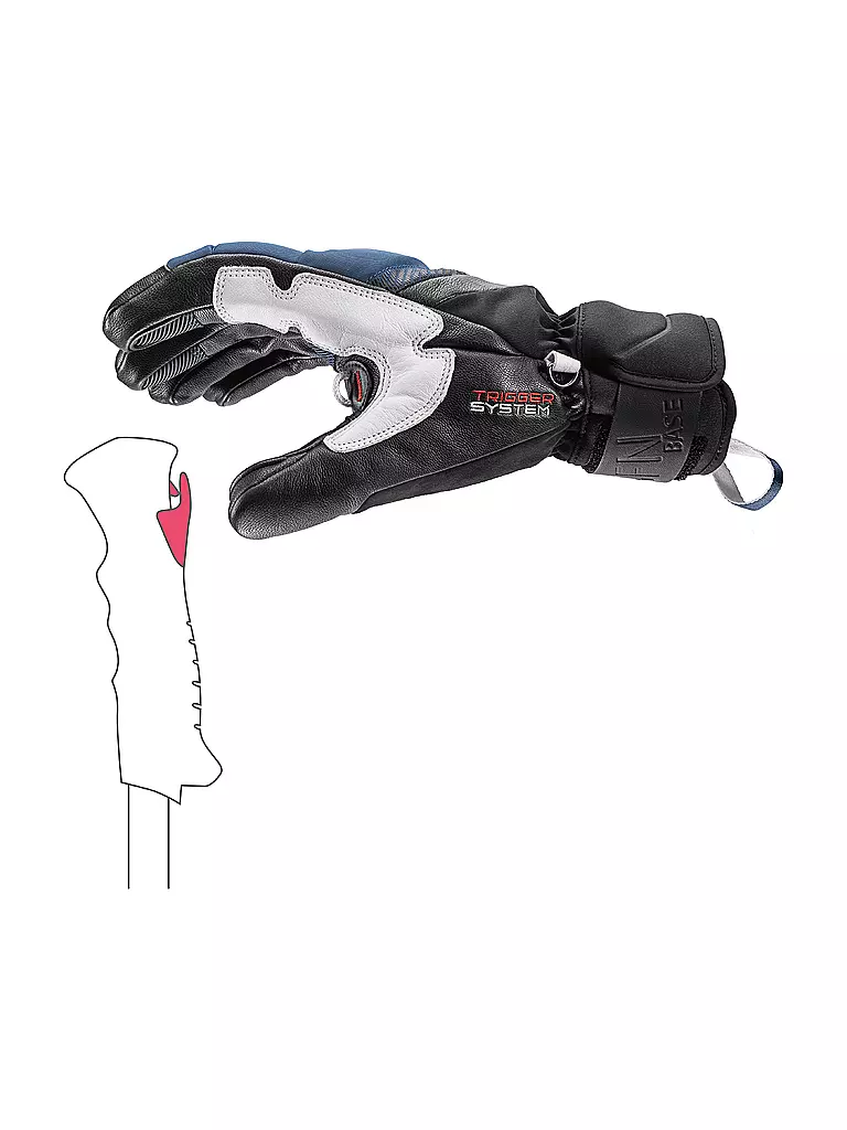 LEKI | Guantes de esquí para hombre Griffin Base 3D |