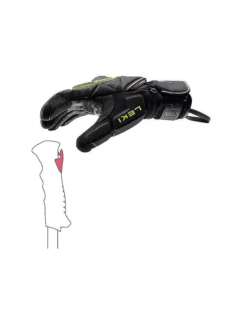 LEKI | Guantes de esquí para hombre WCR Coach 3D |