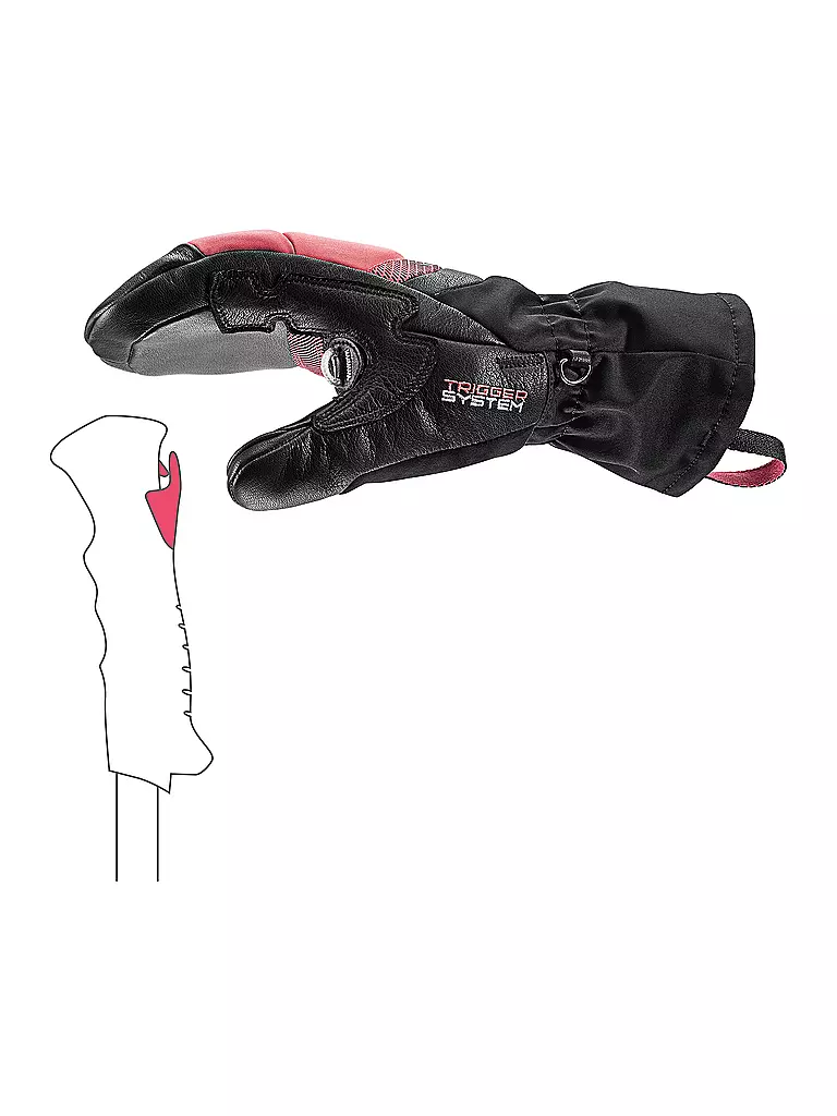 LEKI | Manoplas de esquí para mujer Griffin Base 3D |