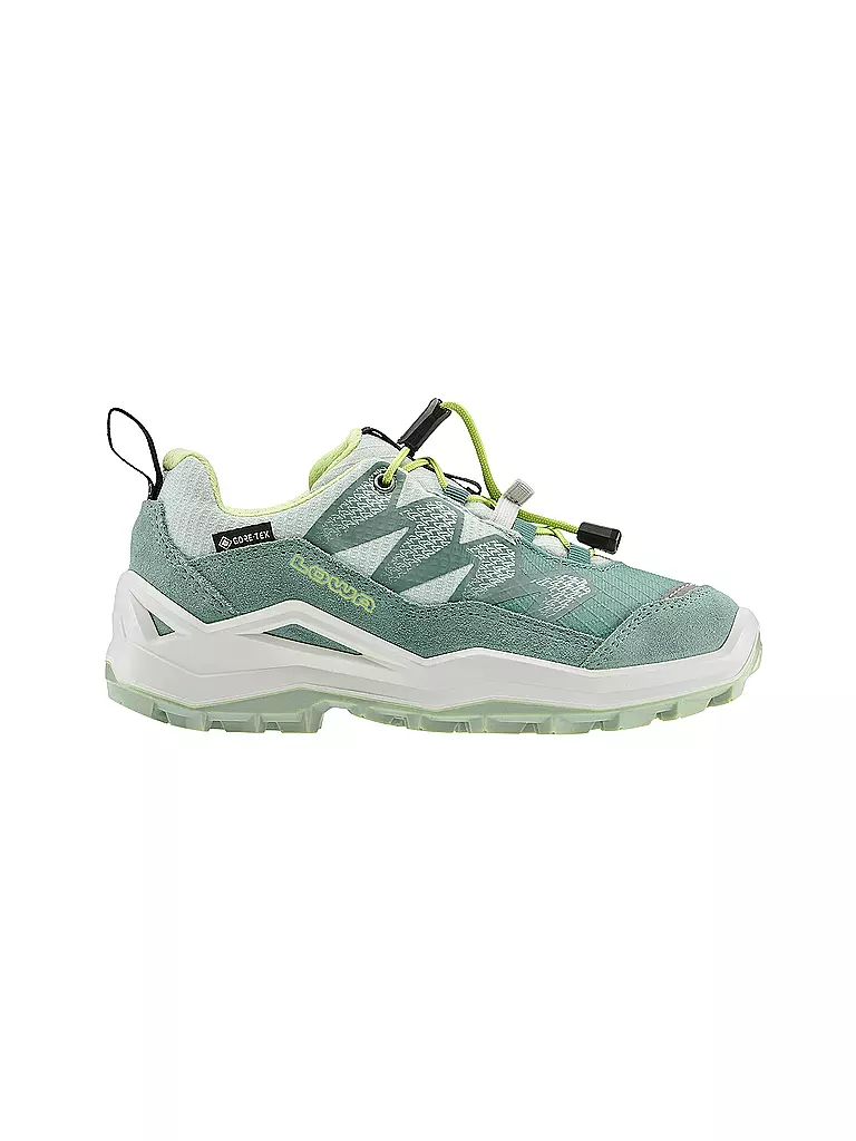 LOWA | Zapatillas de senderismo para niños Maddox Pro GTX Low JR | Verde claro