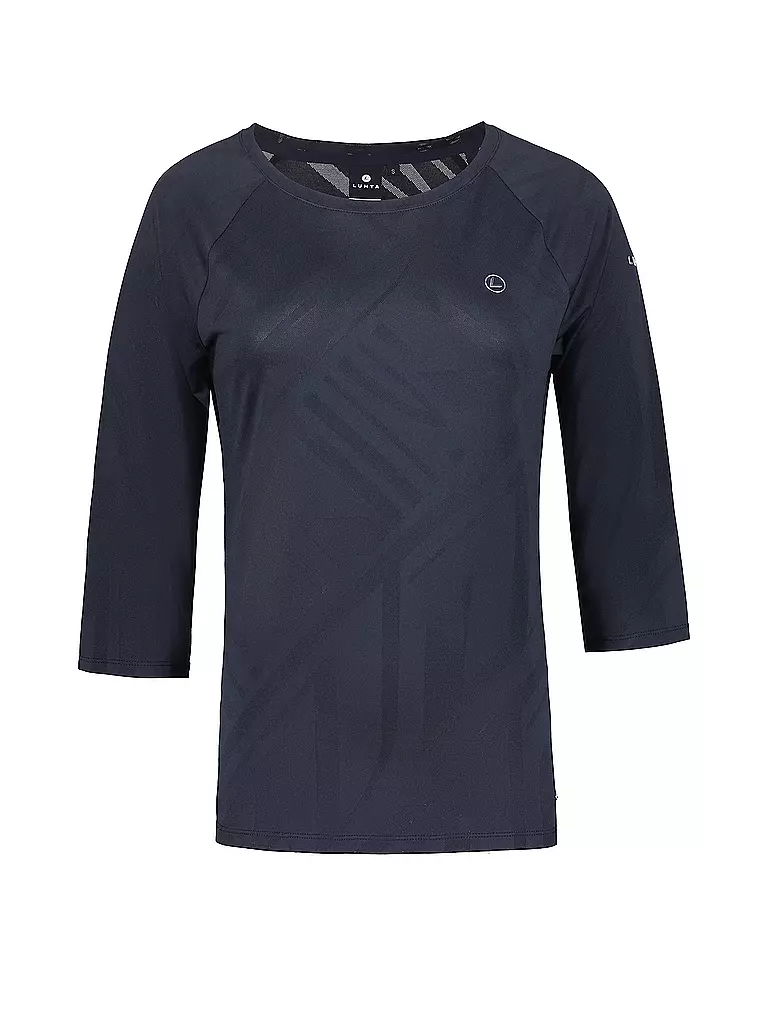 LUHTA | Camiseta de mujer Elielranta de manga 3/4 | Azul oscuro