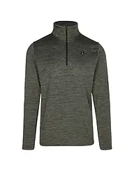 LUHTA | Camiseta interior con cremallera Hammastunturi para hombre | Oliva