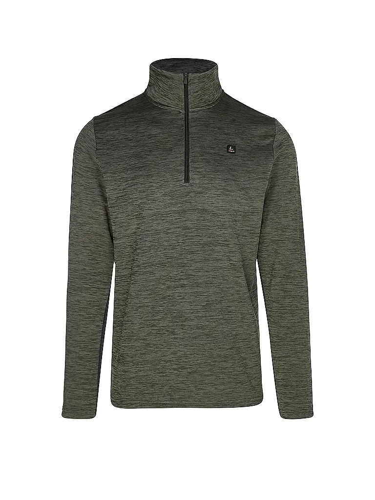 LUHTA | Camiseta interior con cremallera para hombre Hammastunturi | Oliva