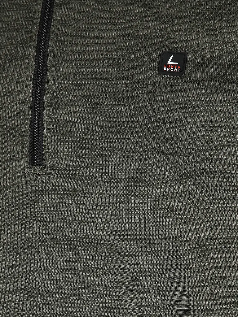 LUHTA | Camiseta interior con cremallera para hombre Hammastunturi | Oliva