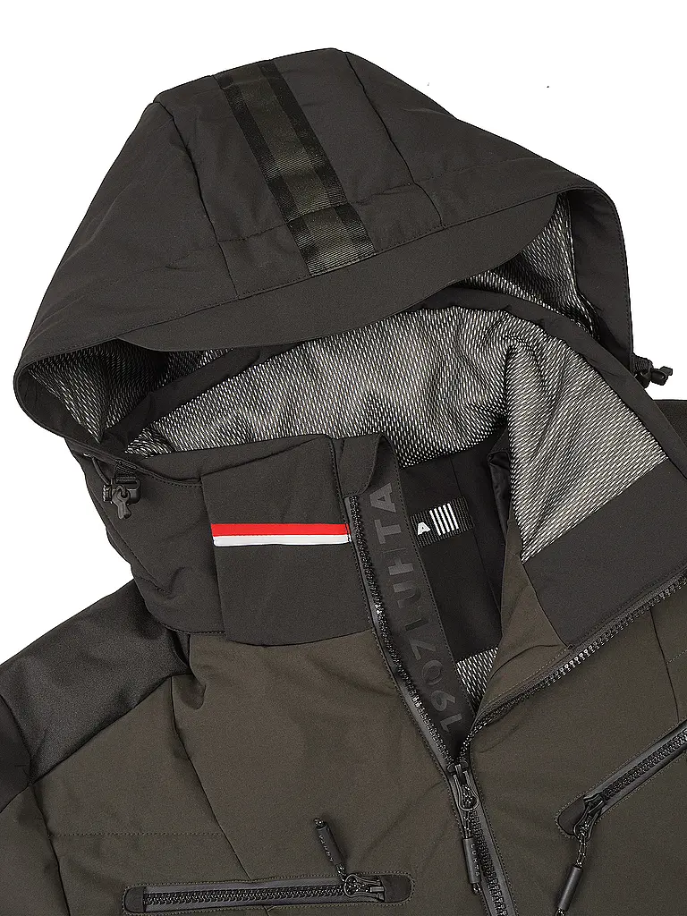 LUHTA | Chaqueta de esquí para hombre Kaldoaivi con capucha | Oliva