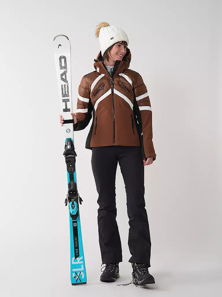 LUHTA | Chaqueta de esquí para mujer Kaamanen | Marrón