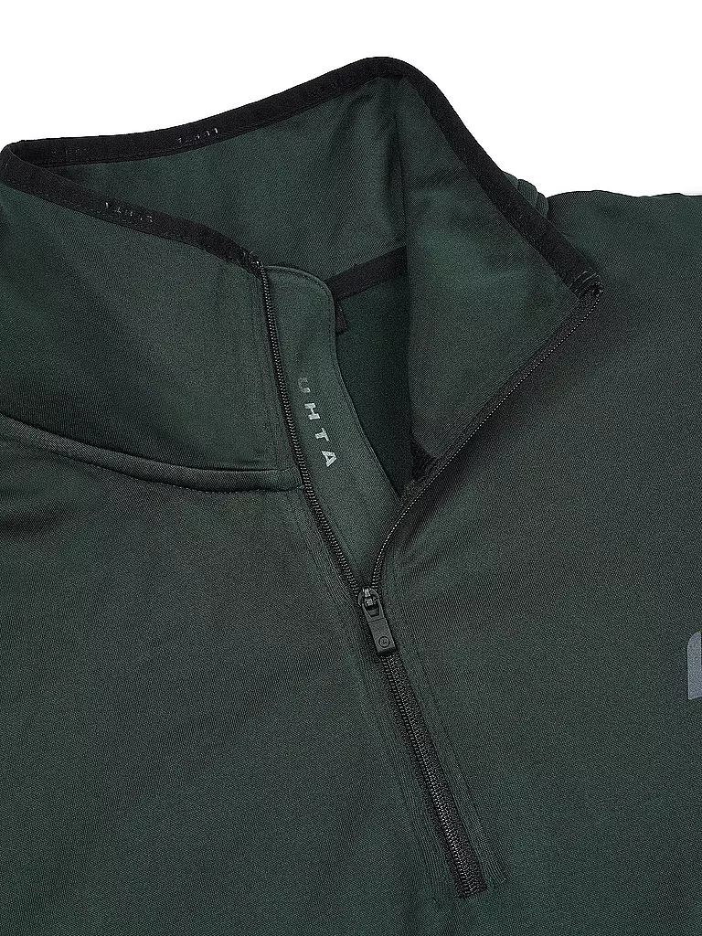 LUHTA | Herren Unterzieh Zipshirt Kankola | Verde oscuro