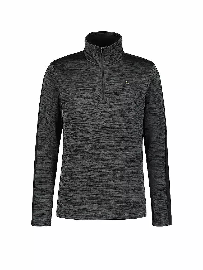 LUHTA | Herren Unterzieh Zipshirt Outtakka | Negro