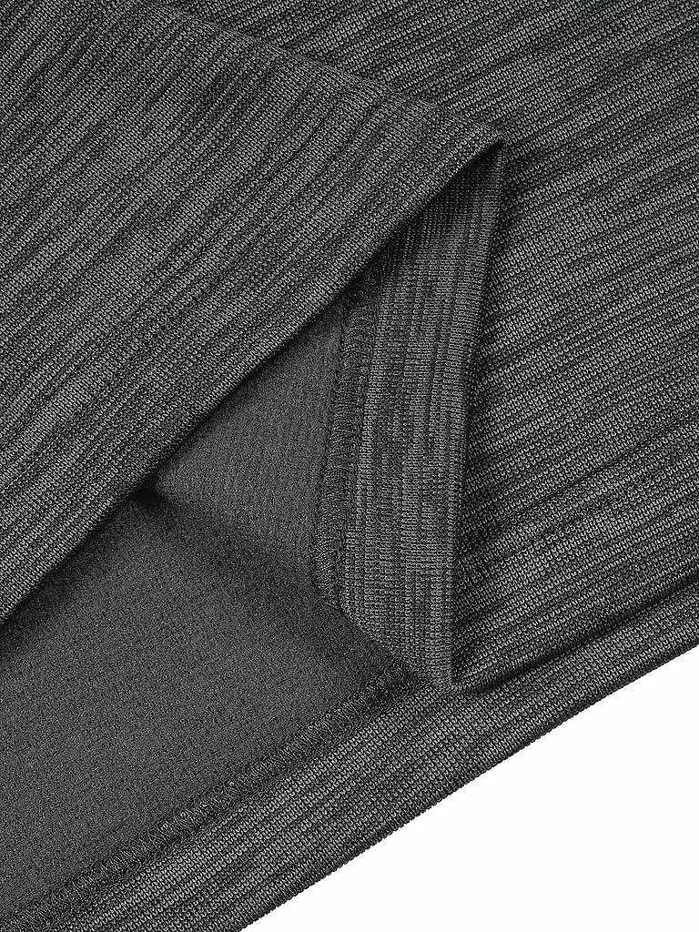 LUHTA | Herren Unterzieh Zipshirt Outtakka | Negro