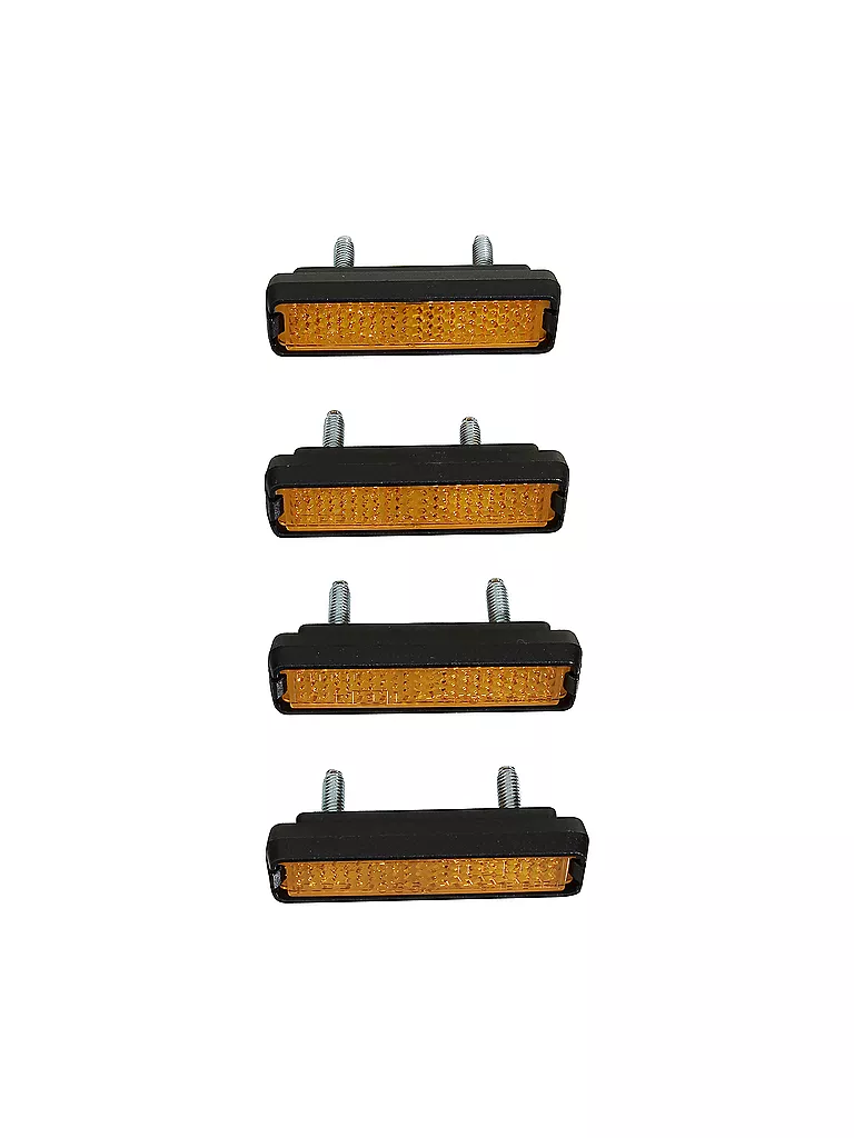 M-PROLINE | Reflectores de pedal 4 uds. | Negro