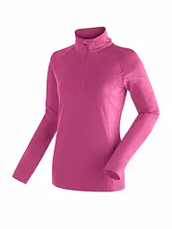MAIER SPORTS | Camiseta interior con cremallera Eva para mujer | Fucsia