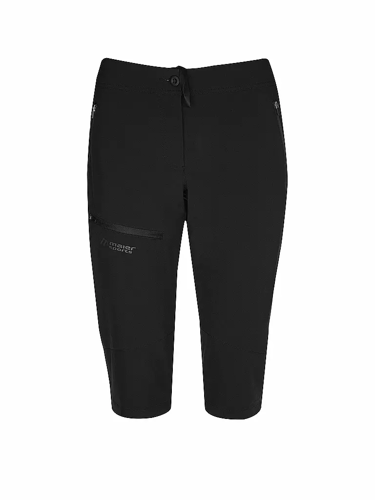 MAIER SPORTS | Damen Short Kluane 3/4 | Negro