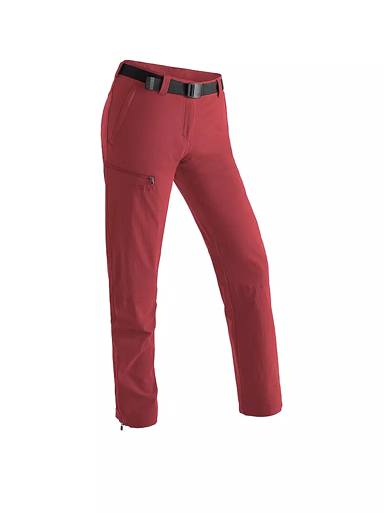 MAIER SPORTS | Damen Wanderhose Inara Slim | Rojo oscuro