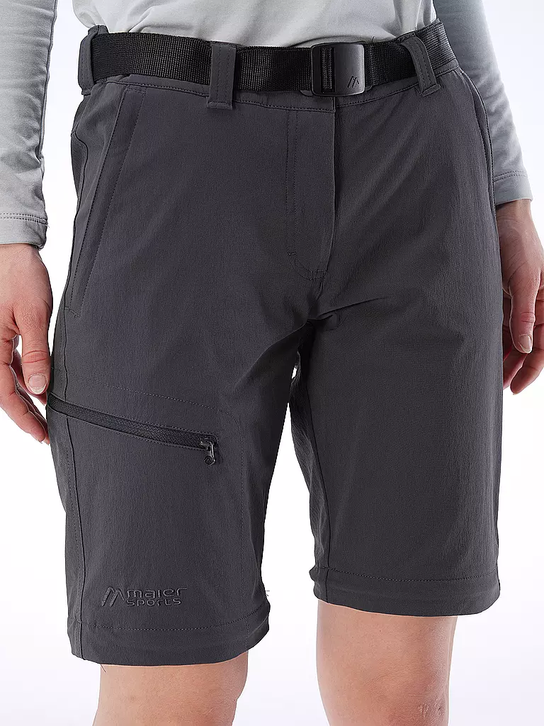 MAIER SPORTS | Damen ZippOff-Wanderhose Nata | Gris