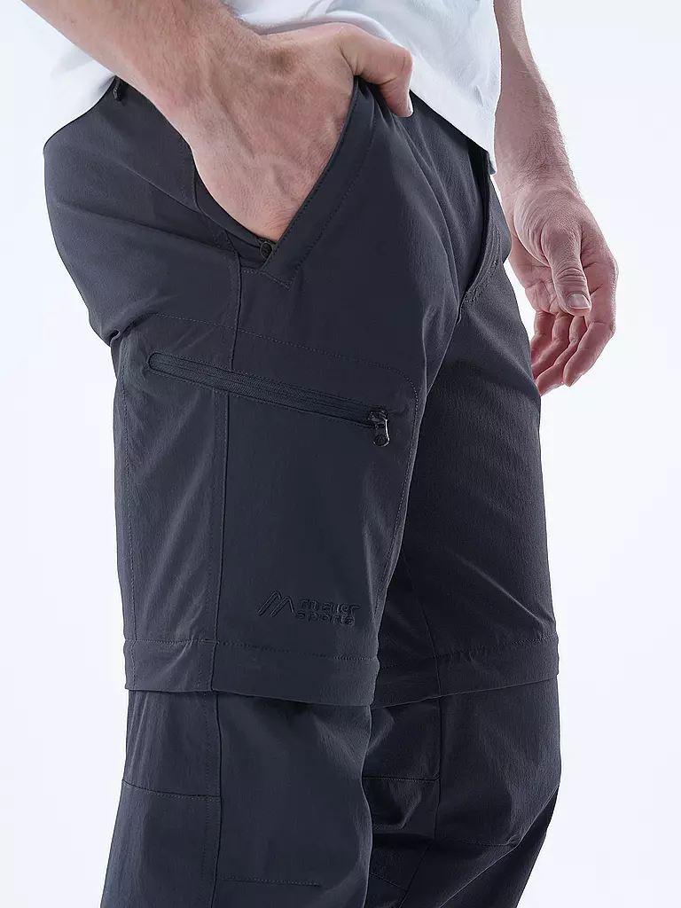 MAIER SPORTS | Herren Wanderhose Tajo2 ZipOff  | Gris