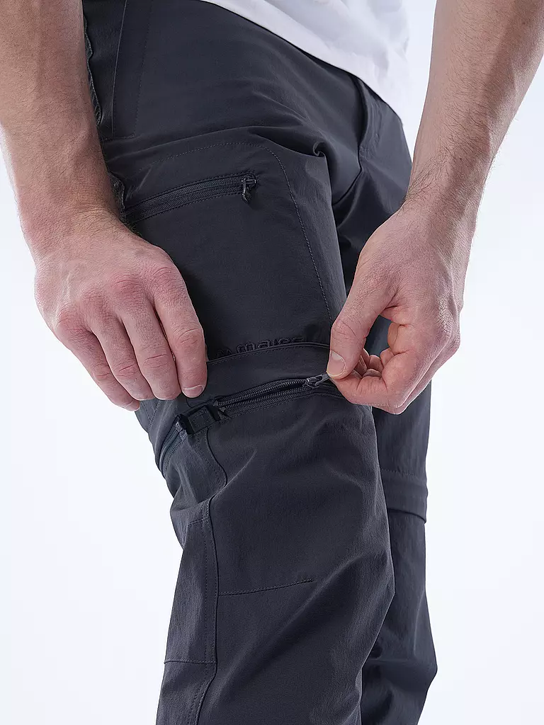 MAIER SPORTS | Herren Wanderhose Tajo2 ZipOff  | Gris