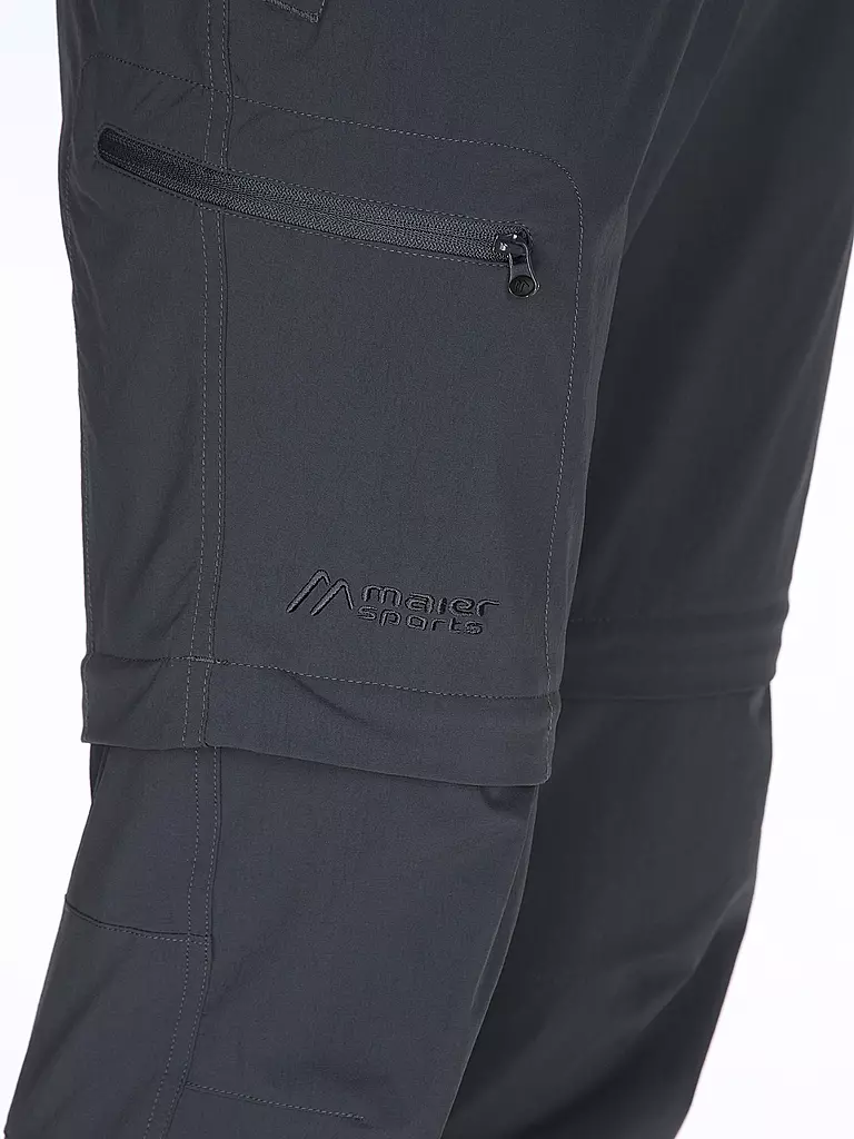 MAIER SPORTS | Herren Wanderhose Tajo2 ZipOff  | Gris