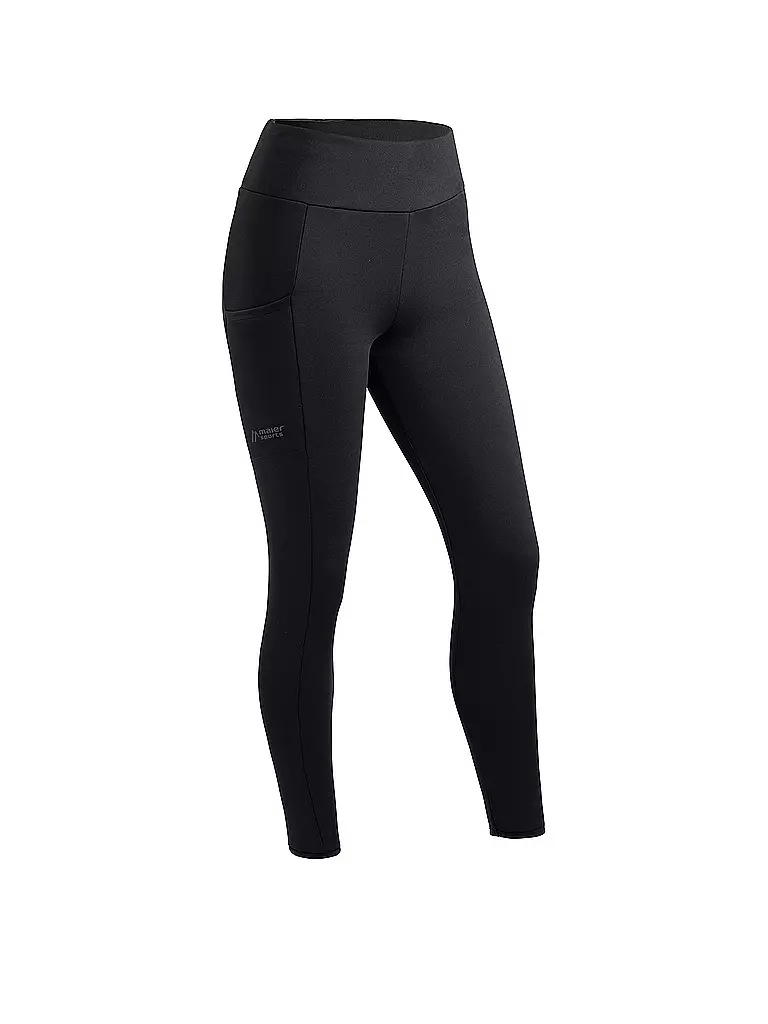 MAIER SPORTS | Mallas de senderismo para mujer WinterWrap | Negro