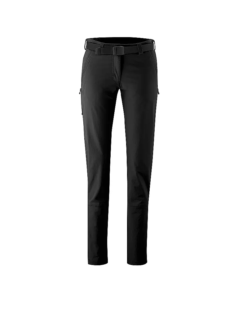 MAIER SPORTS | Pantalón de senderismo Lana Slim para mujer | Negro