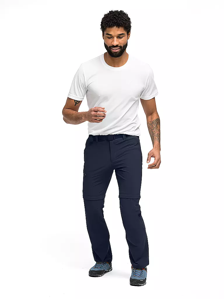MAIER SPORTS | Pantalón de senderismo para hombre Tajo2 ZipOff | Azul oscuro