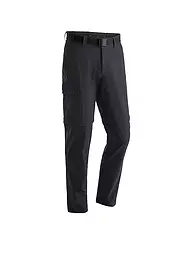 MAIER SPORTS | Pantalón de senderismo para hombre Torid Slim ZipOff | Negro