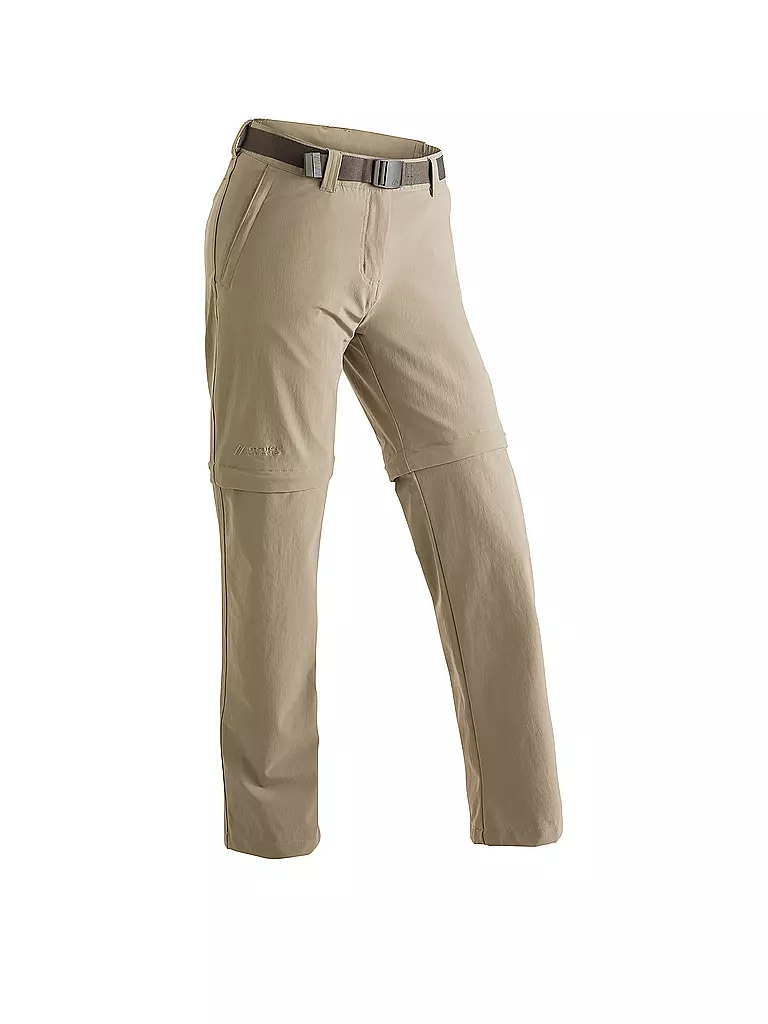 MAIER SPORTS | Pantalón de senderismo para mujer Nata2 ZipOff | Beige