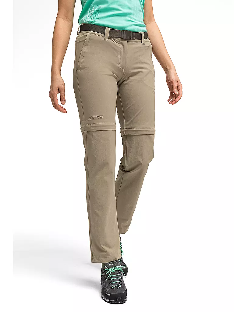 MAIER SPORTS | Pantalón de senderismo para mujer Nata2 ZipOff | Beige