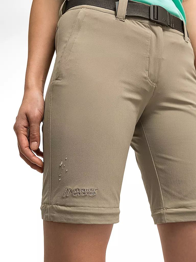 MAIER SPORTS | Pantalón de senderismo para mujer Nata2 ZipOff | Beige