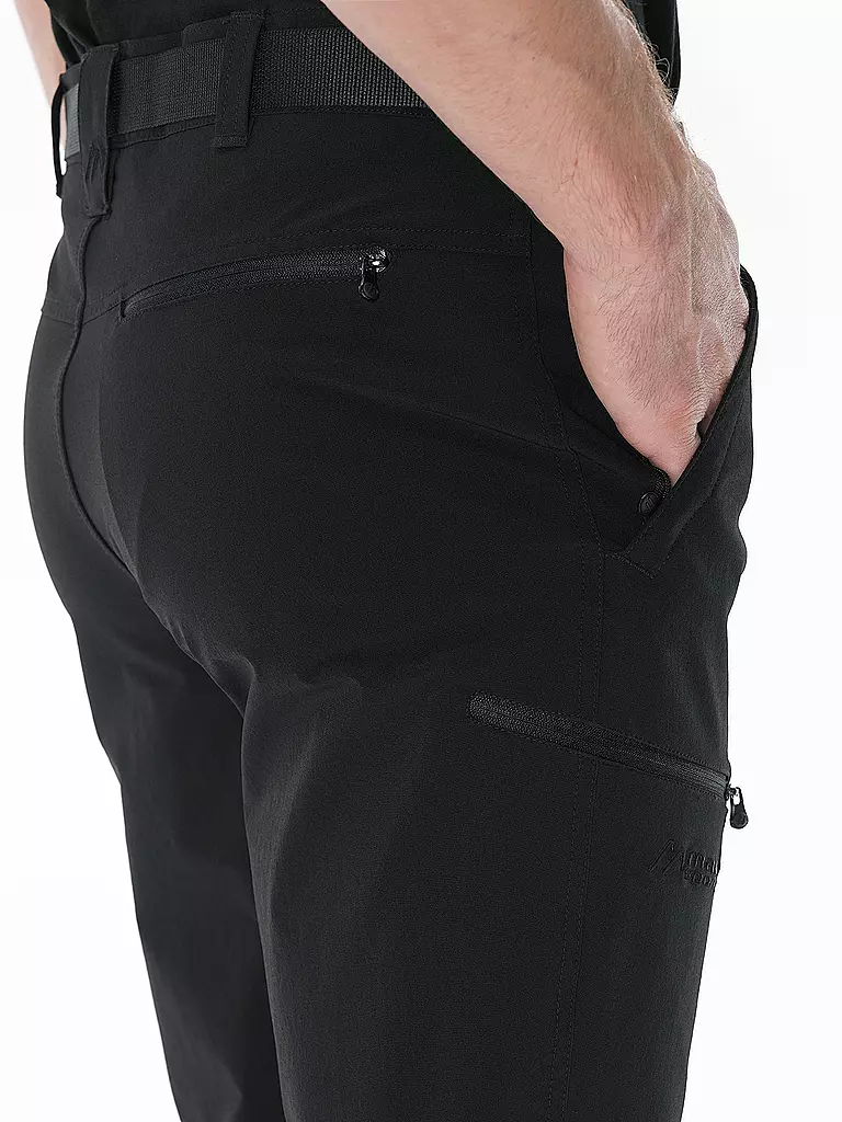 MAIER SPORTS | Pantalón de senderismo Torid Slim para hombre | Negro