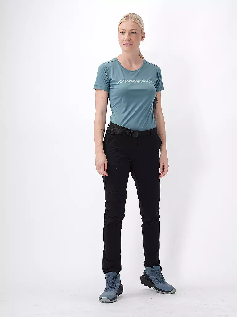 MAIER SPORTS | Pantalón de senderismo ZipOff Inara Slim para mujer | Negro