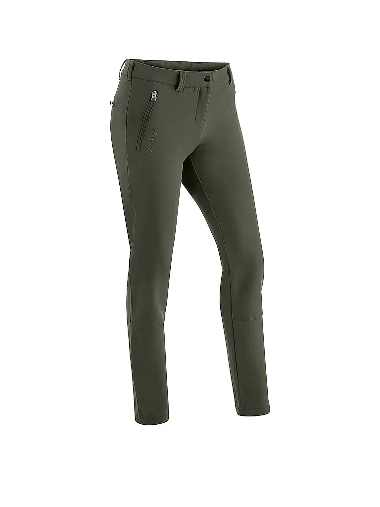 MAIER SPORTS | Pantalón funcional de mujer Helga Slim | Verde oscuro