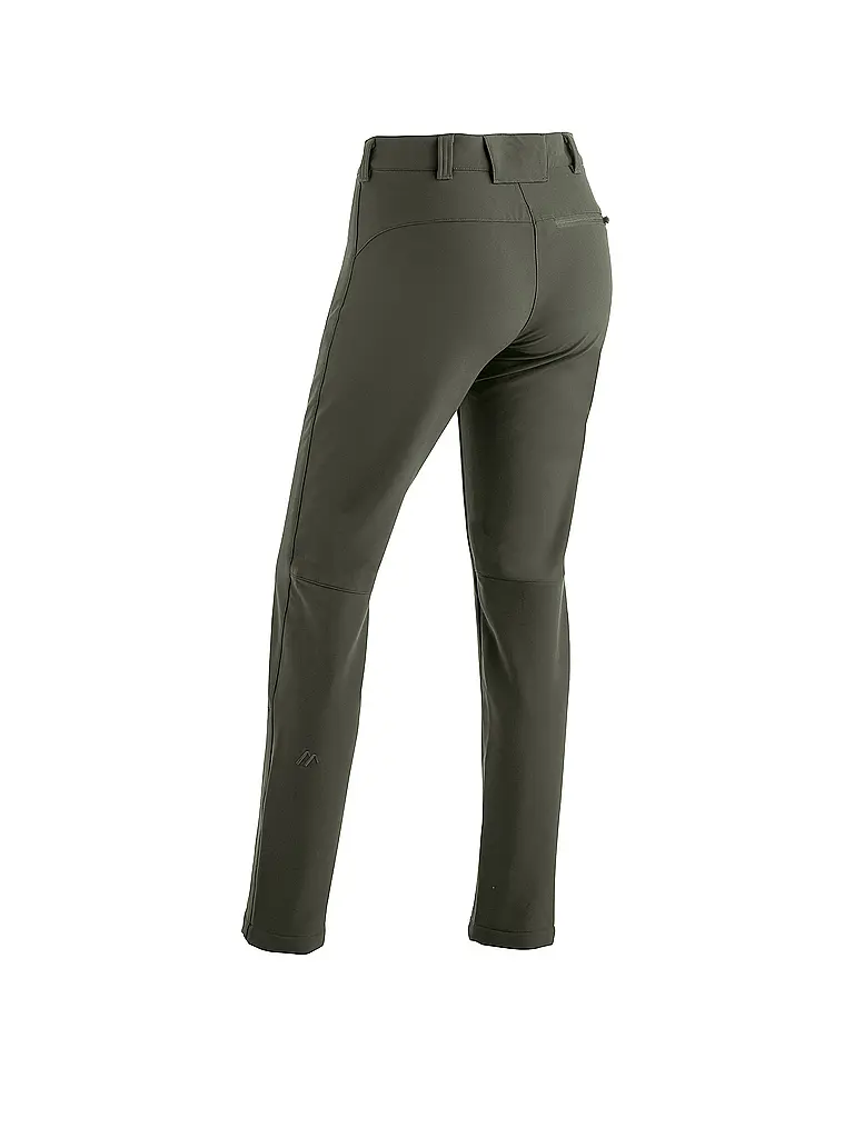 MAIER SPORTS | Pantalón funcional de mujer Helga Slim | Verde oscuro