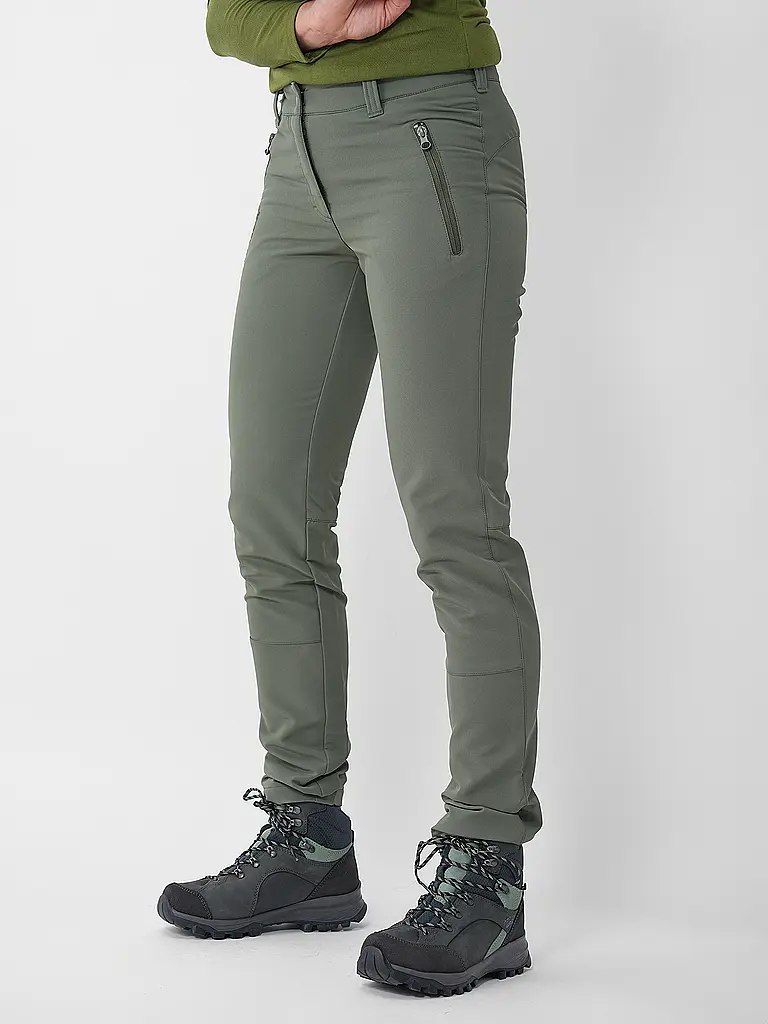 MAIER SPORTS | Pantalón funcional de mujer Helga Slim | Verde oscuro