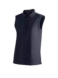 MAIER SPORTS | Polo funcional de mujer Ulrike | Azul oscuro