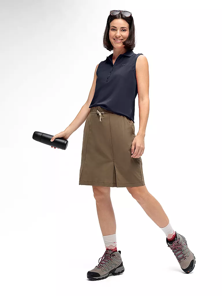 MAIER SPORTS | Polo funcional de mujer Ulrike | Azul oscuro