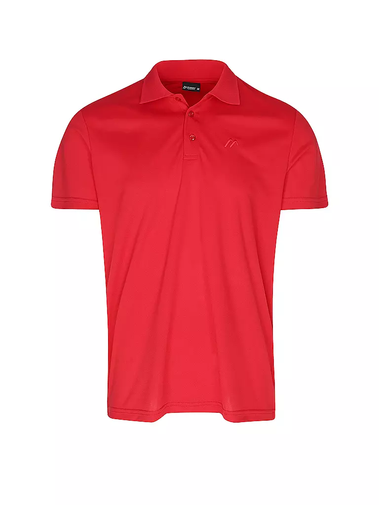 MAIER SPORTS | Polo funcional Ulrich para hombre | Rojo