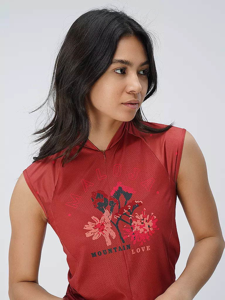 MALOJA | Damen Radtrikot VanilM. SL | Coral