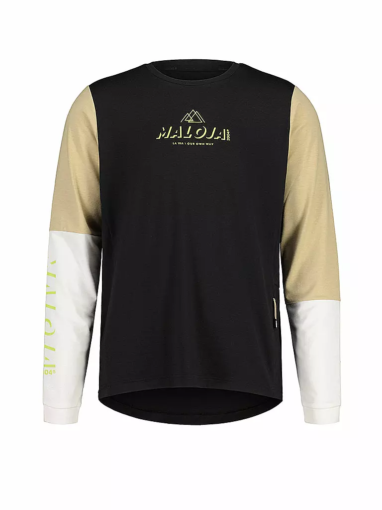 MALOJA | Maillot de ciclismo para hombre AnderterM. | Negro
