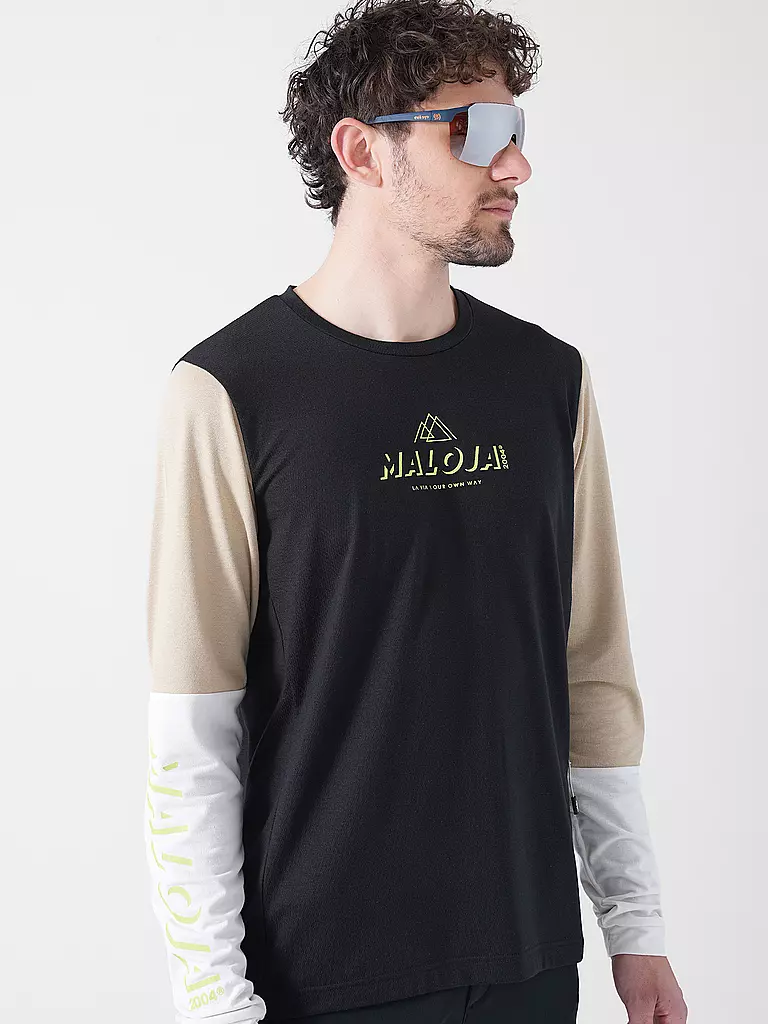 MALOJA | Maillot de ciclismo para hombre AnderterM. | Negro
