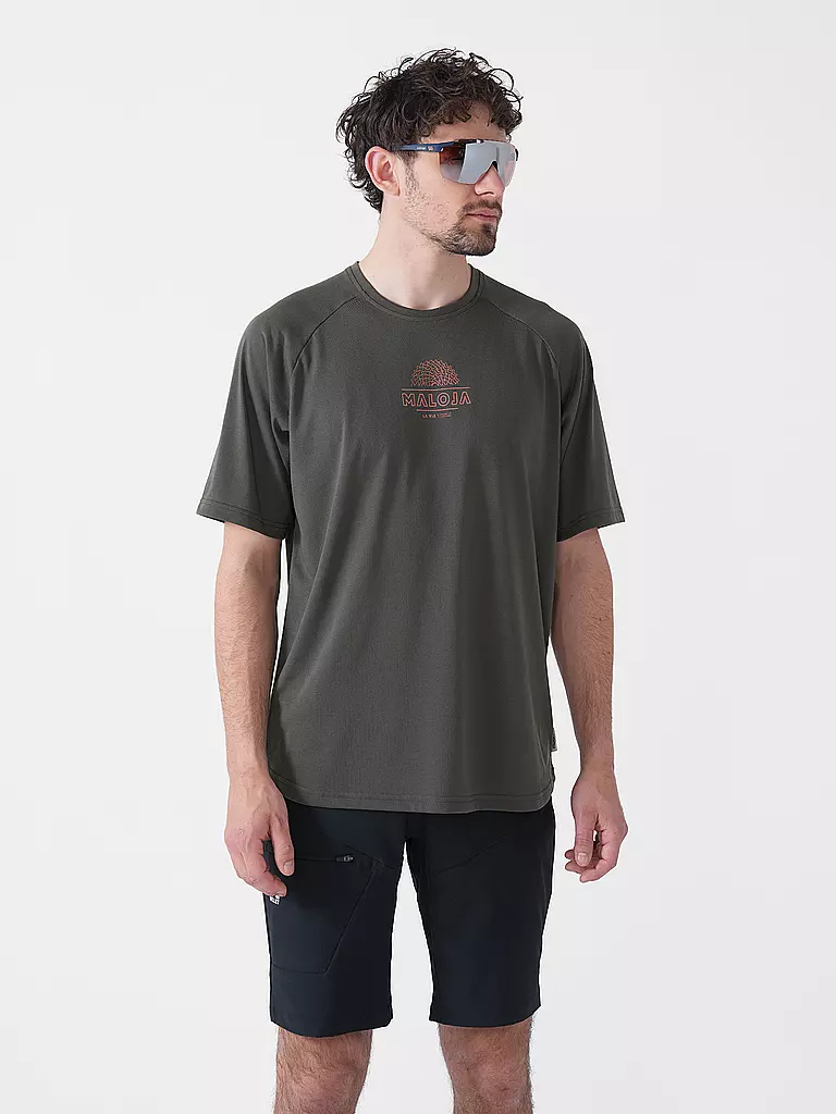 MALOJA | Maillot de ciclismo para hombre GschladM. | Verde oscuro