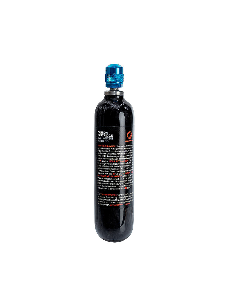 Cartucho de carbono 300 bar negro