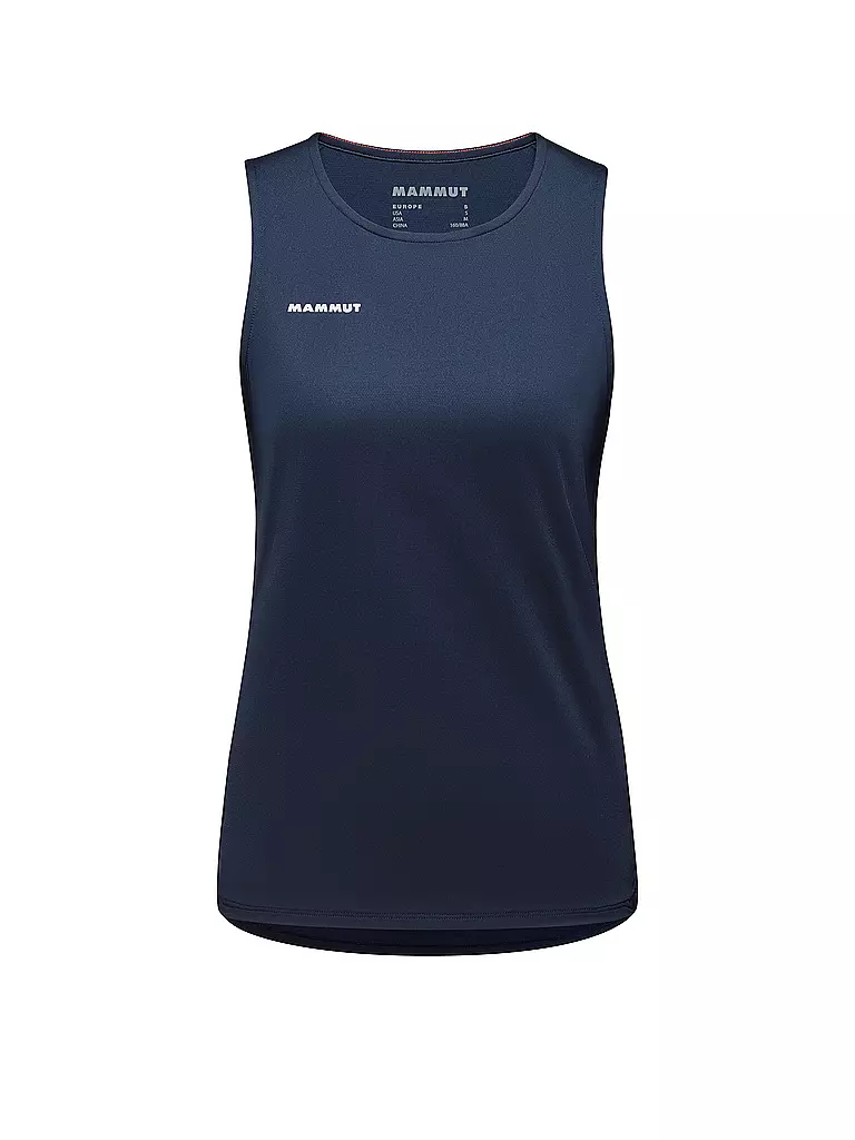 MAMMUT | Camiseta de tirantes funcional Selun FL para mujer | Azul oscuro