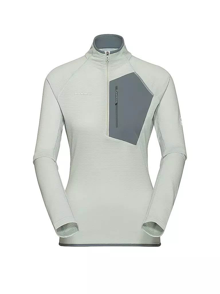 MAMMUT | Camiseta funcional con cremallera para mujer Aenergy Light | Verde claro