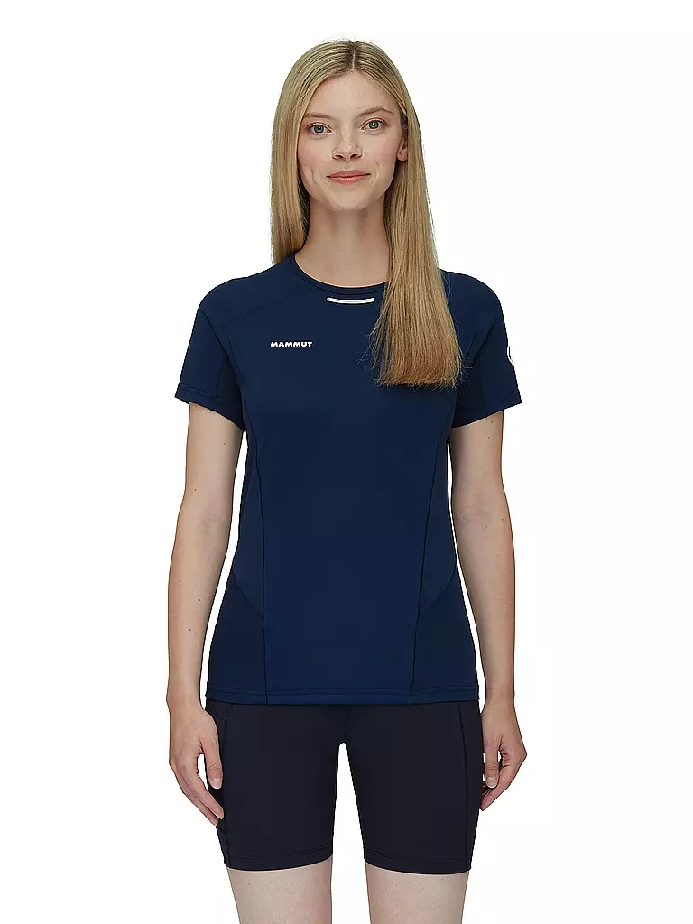 MAMMUT | Camiseta funcional de mujer Aenergy FL | Azul oscuro