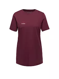 MAMMUT | Camiseta funcional de mujer Tree Wool | Rojo oscuro