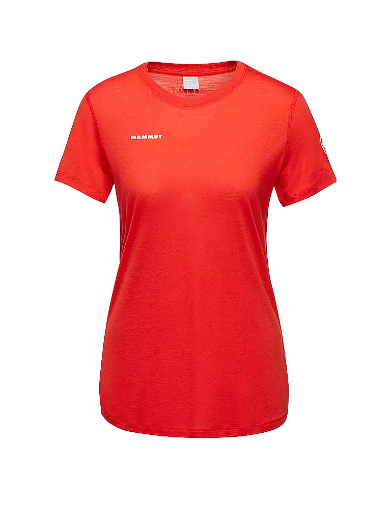 MAMMUT | Camiseta funcional de mujer Tree Wool | Rojo