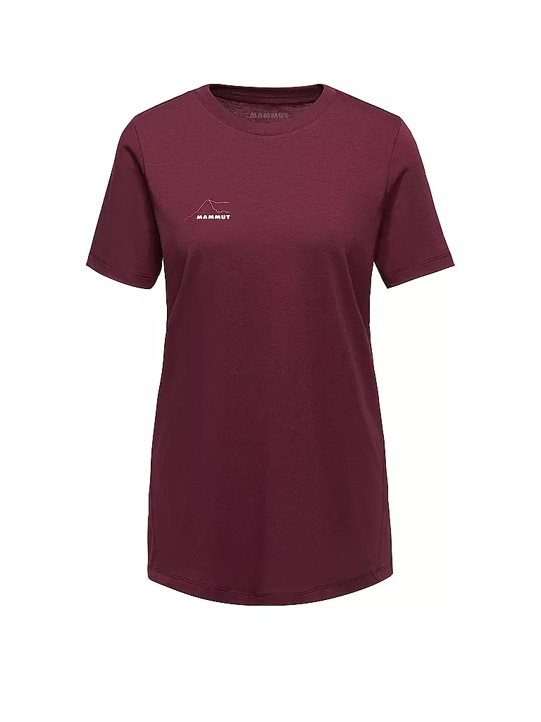 MAMMUT | Camiseta funcional de mujer Tree Wool | Rojo oscuro