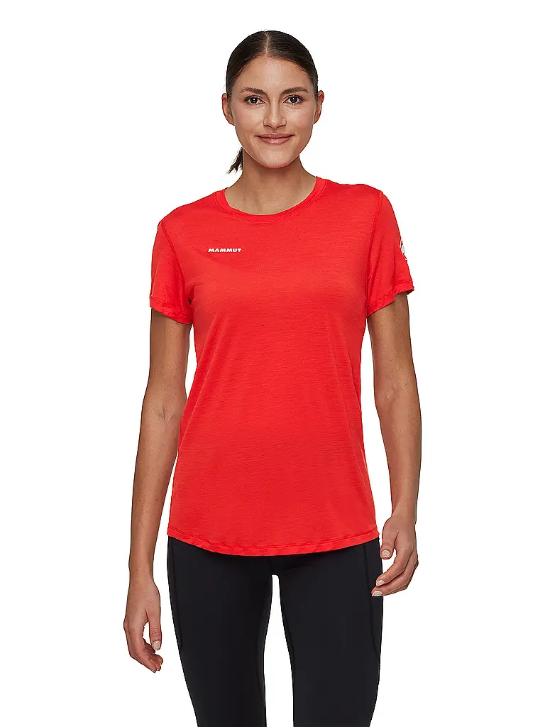 MAMMUT | Camiseta funcional de mujer Tree Wool | Rojo